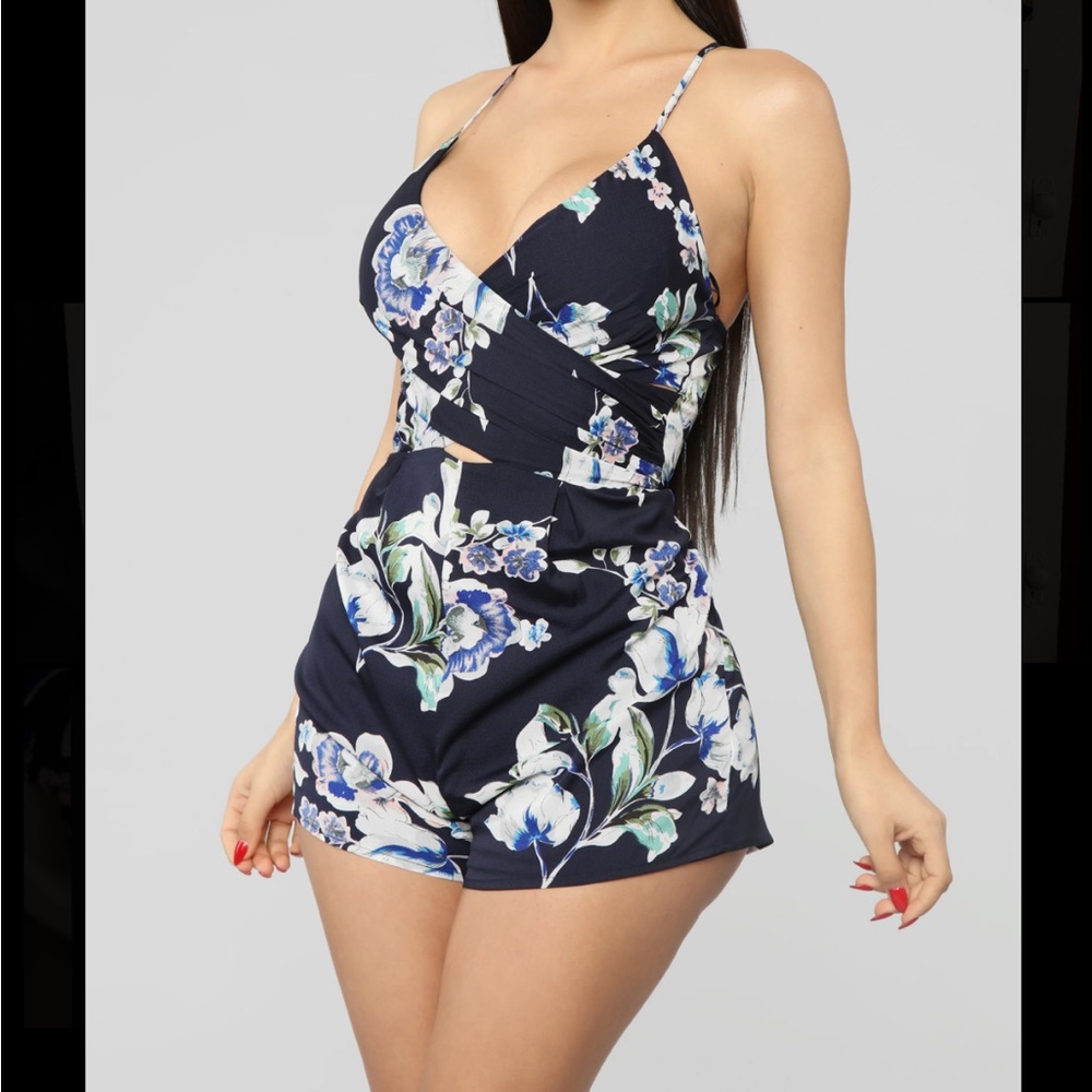 Fashion Nova Betty Floral Romper
